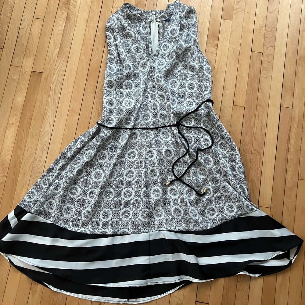 Peter Som Black and White Dress